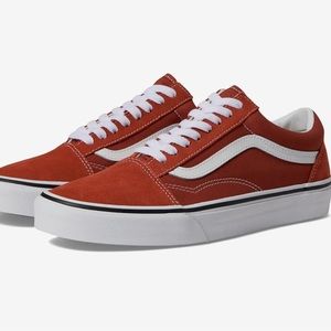 Vans Classic Old Skool Burnt Orange - size 7.5m 9w